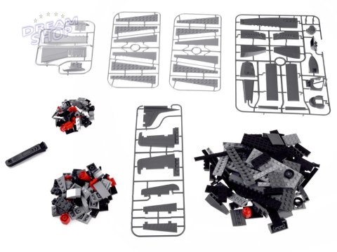 Klocki techniczne samolot bojowy P-51 Fighter 256 ele ZA4624