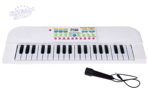 Organki mini keyboard zabawka dla dzieci 37 klawiszy mikrofon IN0160