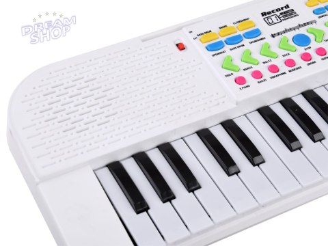 Organki mini keyboard zabawka dla dzieci 37 klawiszy mikrofon IN0160