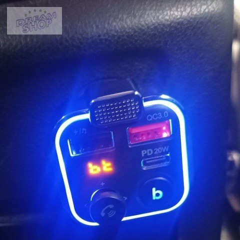 Transmiter/ ładowarka bluetooth FM Xtrobb 22355