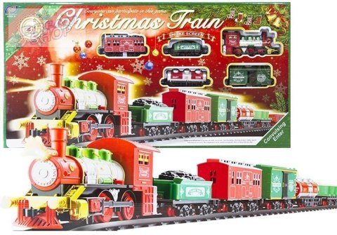 Kolejka christmas train na baterie 430cm