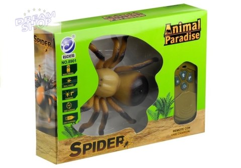 Zdalnie Sterowany Pająk Tarantula Pilot R/C Żółty Zdalnie Sterowany Pająk Tarantula Pilot R/C Żółty