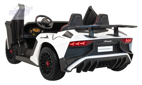 Pojazd Lamborghini Aventador SV STRONG Biały