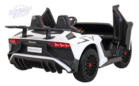 Pojazd Lamborghini Aventador SV STRONG Biały