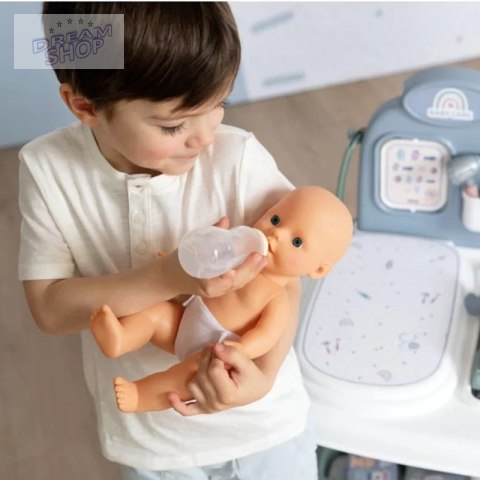 Smoby Baby Care Centrum Medyczne Opieki dla Lalek z Elektronicznym Tabletem + 24 akc.