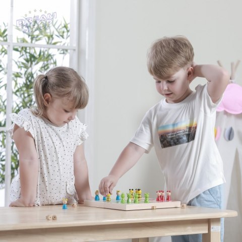 Drewniana gra Ludo Chińczyk Viga Toys