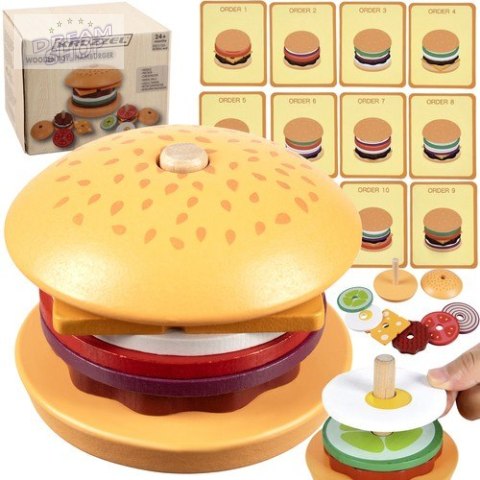 Burger drewniany Kruzzel 22673