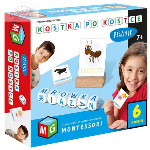 Gra Kostka po kostce - pisanie 6 kostek GR0645