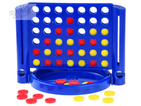 Kultowa Gra zręcznościowa strategiczna Connect 4 GR0656