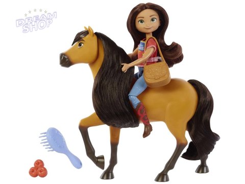 Mattel Lalka + koń Mustang Duch wolności Spirit Lalka na koniu ZA4924