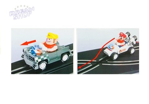 Tor Samochodowy + 2 Auta Mario RC 452cm 20km/h Tor Samochodowy + 2 Auta Mario RC 452cm 20km/h