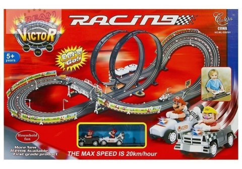 Tor Samochodowy + 2 Auta Mario RC 452cm 20km/h Tor Samochodowy + 2 Auta Mario RC 452cm 20km/h