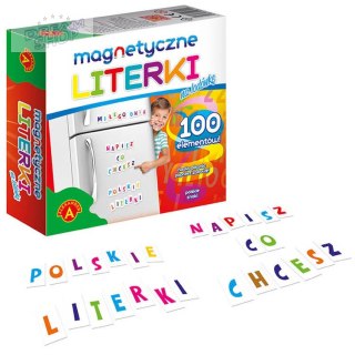 Literki magnetyczne na lodówkę 100 elem TA0104