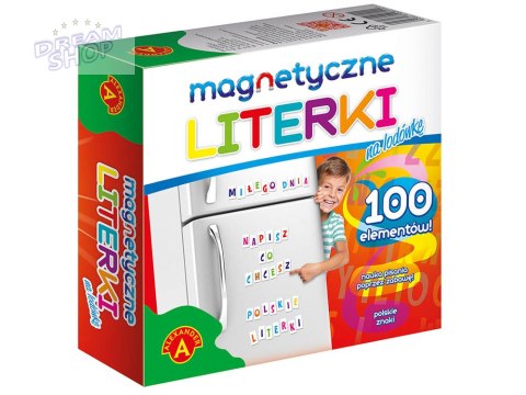 Literki magnetyczne na lodówkę 100 elem TA0104