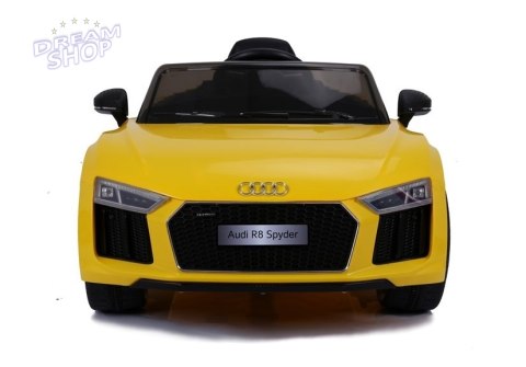 Auto na akumulator Audi R8 Żółty Lakierowane