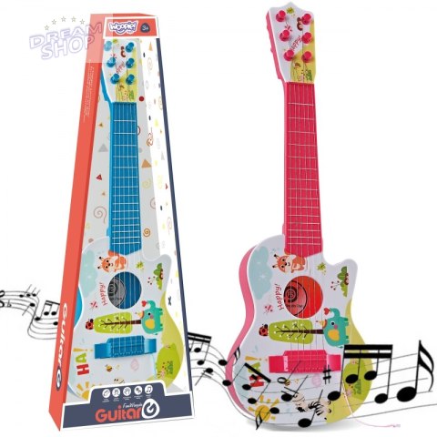 WOOPIE Gitara Akustyczna dla Dzieci Czerwona 55 cm