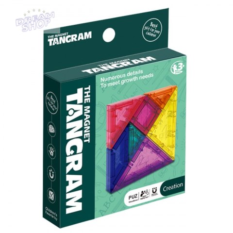 WOOPIE Tangram Klocki Magnetyczne Puzzle 3D