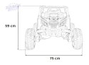 Pojazd Buggy ATV Defend 4x4 Czarny