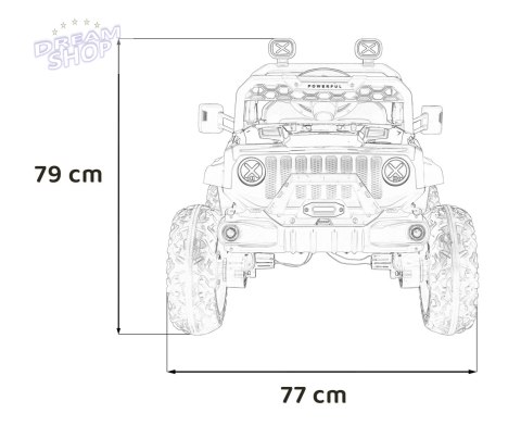 Pojazd OFF ROAD Speed Czarny