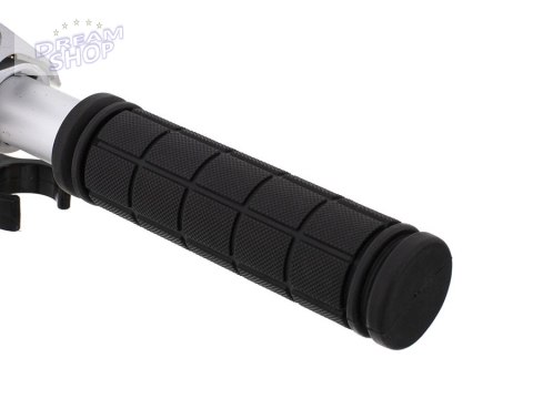 Hulajnoga miejska składana AILO koła 200mm amortyzator przód tył biała GIMME Hulajnoga miejska składana AILO koła 200mm amortyzator przód tył biała GIMME