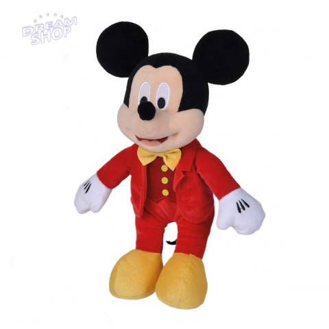 SIMBA DISNEY Maskotka Myszka Mickey w połyskującym czerwonym smokingu 25cm