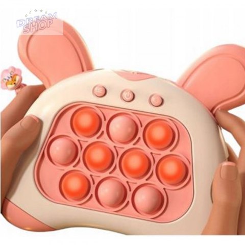 WOOPIE Gra POP IT Elektryczna Antystresowa Zręcznościowa Uszy Króliczka WOOPIE Gra POP IT Elektryczna Antystresowa Zręcznościowa Uszy Króliczka