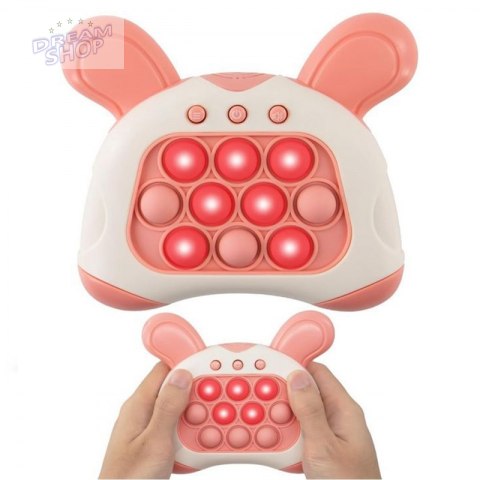WOOPIE Gra POP IT Elektryczna Antystresowa Zręcznościowa Uszy Króliczka WOOPIE Gra POP IT Elektryczna Antystresowa Zręcznościowa Uszy Króliczka