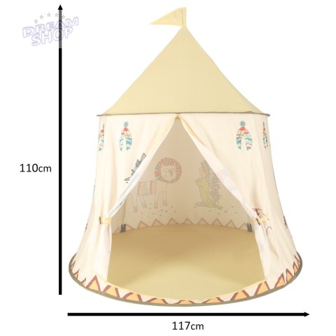 Namiot domek dla dzieci Tipi Wigwam 110cm