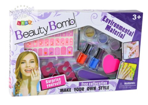 Zestaw Do Malowania Paznokci Naklejki Beauty Bomb XXL