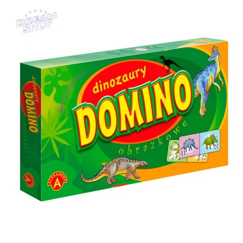 ALEXANDER Domino- dinozaury gra edukacyjna 4+