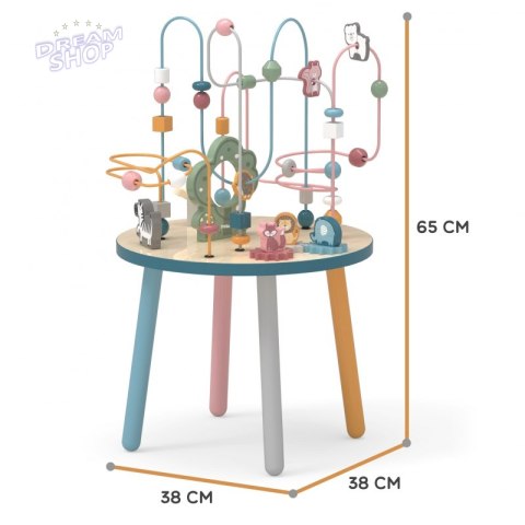 Drewniany Stolik Edukacyjny Manipulacyjny Przeplatanka Viga Toys