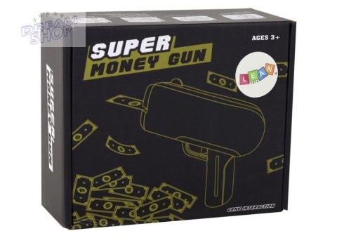 Pistolet Na Pieniądze Strzelający Czerwony Wyrzutnia Money Gun Banknoty