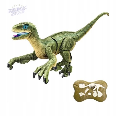 Dinozaur Velociraptor zdalnie sterowany pilot port usb dźwięki QX020