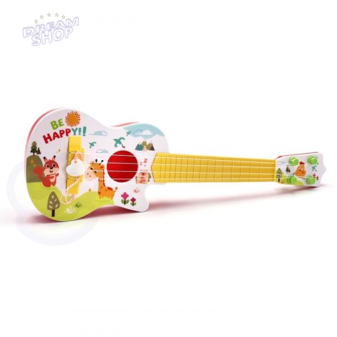 WOOPIE Gitara Akustyczna dla Dzieci Czerwona 43 cm