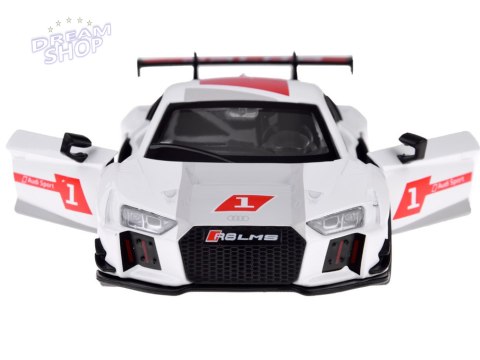 Auto metalowe model sportowe Audi R8 LMS skala 1:32 dźwięki światła ZA4609