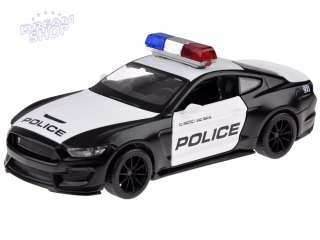 Auto metalowe policja Ford Shelby GT350 skala 1:32 światła koguty ZA4610