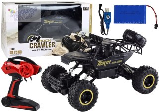 Auto Terenowe Zdalnie Sterowane RC 1:12 Czarne 4x4 2.4GHz