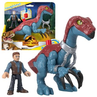 Jurassic World zestaw Imaginext figurki Therizinosaurus + Owen ZA5096