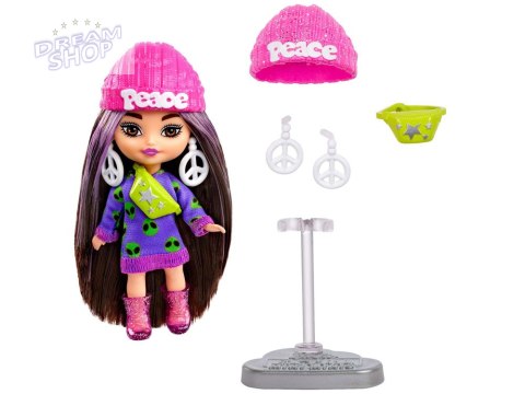 Lalka stylowa modowa Barbie Extra Mini Minis akcesoria HLN46 ZA5105 B