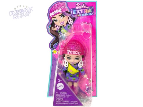 Lalka stylowa modowa Barbie Extra Mini Minis akcesoria HLN46 ZA5105 B