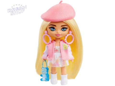 Lalka stylowa modowa Barbie Extra Mini Minis w berecie HLN48 ZA5105C