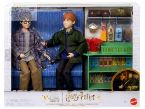 Mattel duży zestaw lalka Harry Potter Ron w pociągu do Hogwartu ZA5082