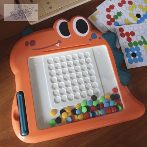 WOOPIE Tablica Magnetyczna dla Dzieci Montessori MagPad Dinozaur