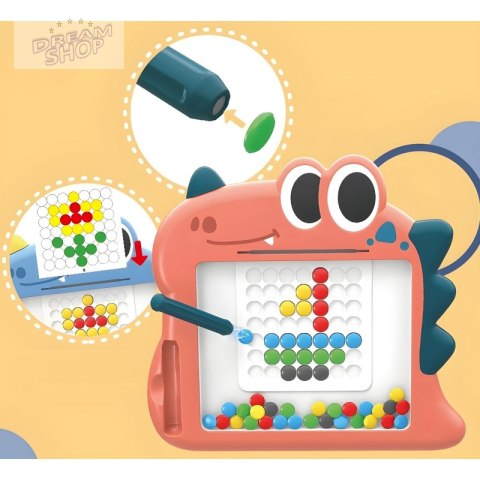 WOOPIE Tablica Magnetyczna dla Dzieci Montessori MagPad Dinozaur