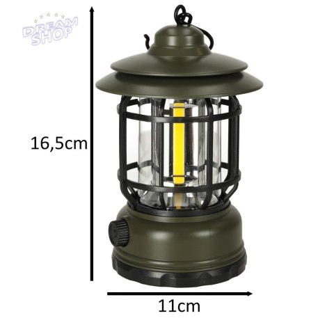 Lampa ogrodowa solarna kempingowa na biwak piknik akumulatorowa USB