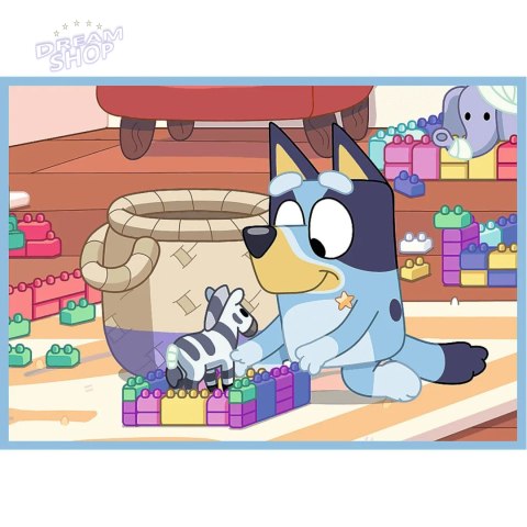 Puzzle 4w1 Bluey i jego świat 3+ Trefl 34637