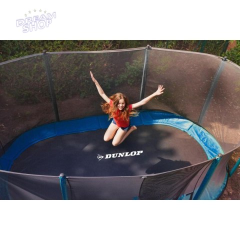 TRAMPOLINA DUNLOP Z SIATKĄ WEWNĘTRZNĄ fi244cm