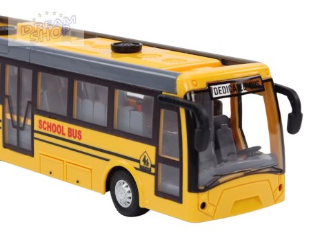 Autobus Szkolny Bus Zdalnie Sterowany Przegubowy RC 1:32 Żółty