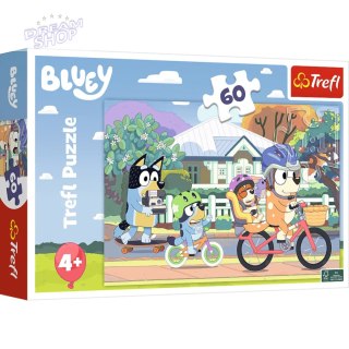 Puzzle Bluey Trefl 60 el. Wesoły Bluey 17384