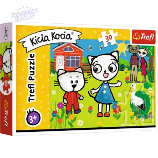 Puzzle Trefl Kicia Kocia 30 el. Przygody Kici Koci 18264